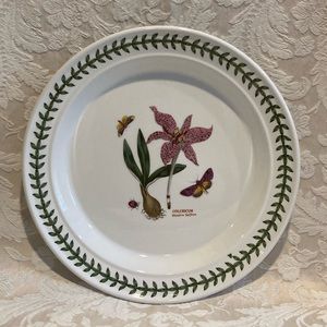 Vintage Portmeirion Botanic Meadow Saffron 10” Round Dinner Plate
